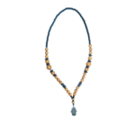 Sautoir "Khomsa Argentée" – Bois/Argent